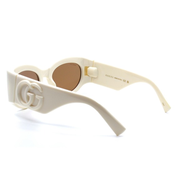 NEW GUCCI GG1544S 004 IVORY BROWN AUTHENTIC SUNGLASSES - Picture 9 of 16